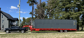 Chain-Drive Container Trailer