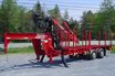 log trailer with grapple