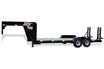 Gooseneck or fifthwheel equipment trailer