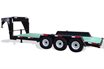 Gooseneck or fifthwheel equipment trailer