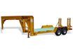 Gooseneck or fifthwheel equipment trailer