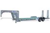 Gooseneck or fifthwheel equipment trailer