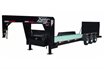 Gooseneck or fifthwheel equipment trailer