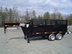 Heavy duty deck over dump trailers
