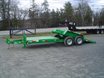 Low profile fixed section tilt trailer