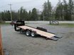 Low profile full length tilt trailer