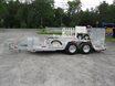 Asphalt roller trailer with auto ramp