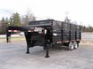Heavy duty deck over dump trailers