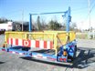 Gas pipe trailer