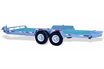 Low profile fixed section tilt trailer