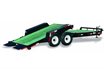 Low profile fixed section tilt trailer