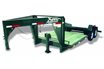 Low profile fixed section tilt trailer