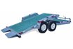 Low profile fixed section tilt trailer